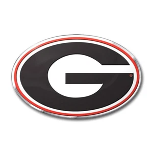 "Team ProMark 3D NCAA Georgia Bulldogge Emblem Aufkleber Aufkleber Aluminium 3-3/4"" 2-3/8" - Bild 1 von 1