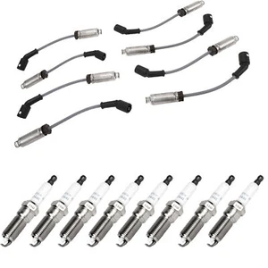 ACDELCO Spark Plugs & Wire Set Kit for 2014-2018 Chevrolet Silverado GMC 1500 V8 - Picture 1 of 5