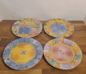 Sango Sweet Shoppe Sue Zipkin 7.75" Salad Plates Lot of 4 3023 3024 3025 3026 - Picture 1 of 7