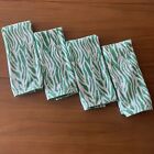 Set Of 4  Diane Von Furstenberg X Target Sea Twig Cotton Hand Towels