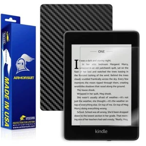ArmorSuit Amazon Kindle Paperwhite (2018) Screen Protector + Black Carbon Fiber - Picture 1 of 6