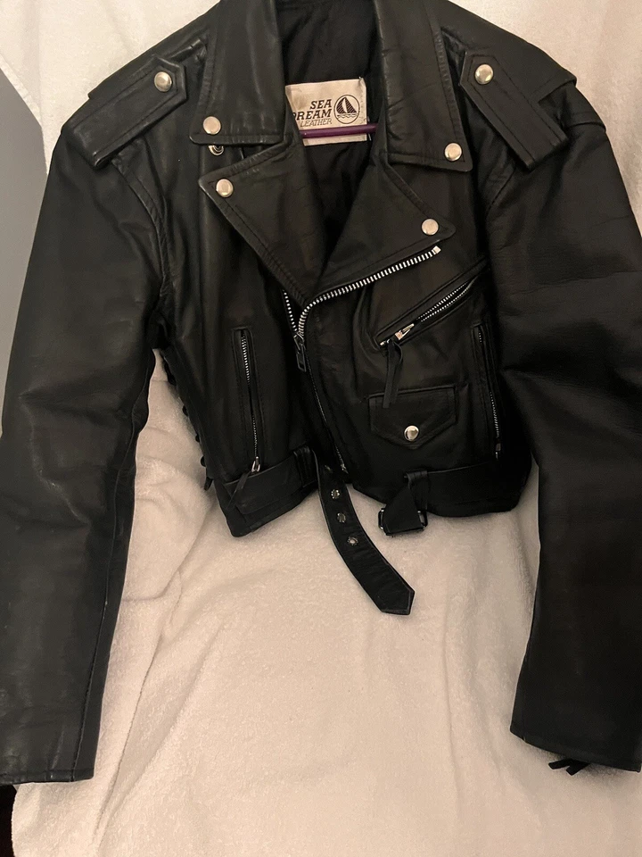 Sea Dream Vintage Womens Motocycle Jacket  - Image 1 of 4