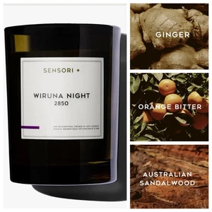 NEU Sensori + Wiruna Night 2850 Luftentgiftende Soja Kerze 60 Std Brenndauer - Bild 1 von 11