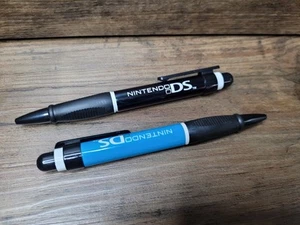 Nintendo DS Retractable Stylus Rubber Grip Set of 2 BLUE, BLACK - Picture 1 of 2