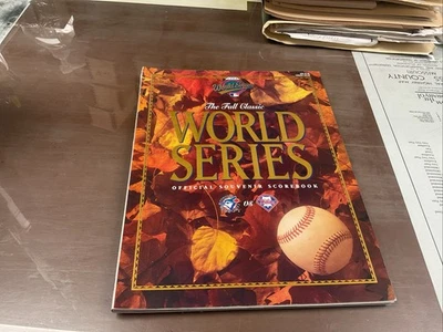 1993 World Series Souvenir Scorebook - Unscored, Good Condition - Image 1 of 3