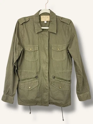 Chaqueta de Carga Lily Aldridge Para Terciopelo Para Mujer Cremallera Completa Algodón Safari Talla M Foto 1 de 4