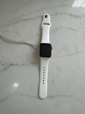 Apple Watch Series 1 (38mm, Rose Gold Aluminum Case, White Sport Band) - Image 1 of 2