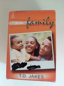 Bishop T.D. Jakes Fight For The Family VHS 5 Tape Series The Potters House in sr - Picture 1 of 5