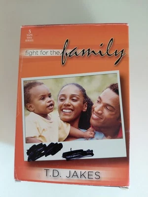 Bishop T.D. Jakes Fight For The Family VHS 5 Tape Series The Potters House in sr - Image 1 of 4