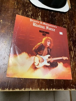 Yngwie J. Malmsteen’s Rising Force Marching Out Vinyl Record Album 1985 (Promo) - Image 1 of 4