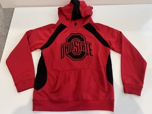 Ohio State Buckeyes Escarlata y Gris Ropa Auténtica Juvenil Sudadera con Capucha Juvenil M - Imagen 1 de 3