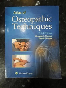 Atlas of Osteopathic Techniques with Code Paperback - GOOD - Picture 1 of 7