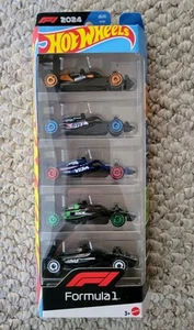 Hot Wheels 1:64 Basic Formula 1 F1 Racing 5-Pack Cars Set Diecast Model GF58-6B - Picture 1 of 3