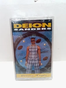 Deion Sanders - Prime Time (1995 Cassette) Rare 90s Hip Hop Coach Prime - SEALED - Picture 1 of 8