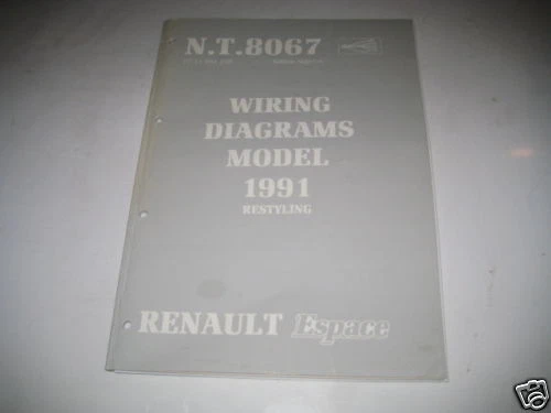 Diagramas de Cableado Renault Espace, Stand 1991 - Imagen 1 de 1