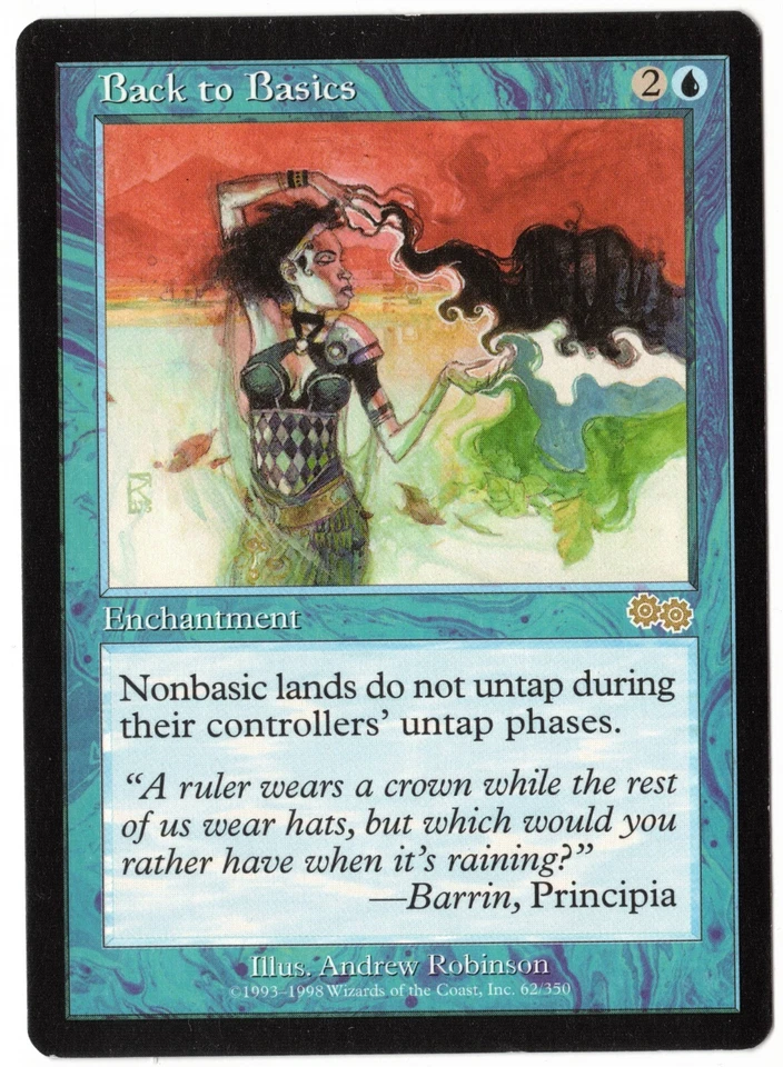 MTG   ** BACK TO BASICS  **  Magic Urza's Saga LP - Image 1 of 1