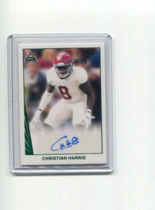 2021 Leaf Memories Autographs Emerald Christian Harris ARC Rookie Auto 9/35 - Bild 1 von 1