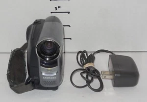 Samsung SC-D372 MiniDv Digital Video Camcorder Gray Silver Tested Works - Picture 1 of 8