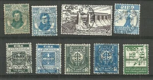 IRELAND: Lot of 9 old commemorative stamps (incl.better!!) /1929-1933/ USED - Afbeelding 1 van 1