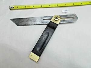 STANLEY R & L Vtg Woodworker's 8" Long Blade Sliding T Bevel , Pat'd 9-6-04, USA - Picture 1 of 4