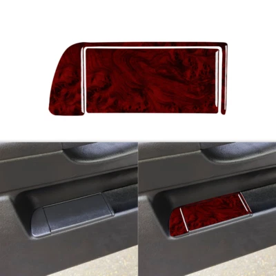 Kit de almacenamiento de puerta de conductor de grano de madera roja para BMW Serie 3 E36 94-96 Foto 1 de 4