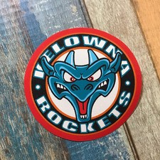 KELOWNA ROCKETS IRON-ON PATCH CHL WHL CANADA HOCKEY