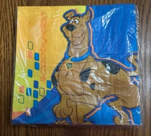 VTG 1990s Scooby Doo Napkins Birthday Party Express Hallmark - Picture 1 of 5