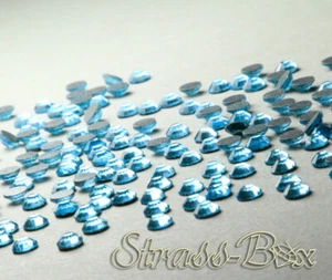 Hotfix Basic AQUAMARINE SS20 Hellblau Stückzahl wählbar Glitzer Profi Qualität - Bild 1 von 18