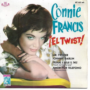 CONNIE FRANCIS EP Spain 1962 Mr. Twister +3 - Picture 1 of 1