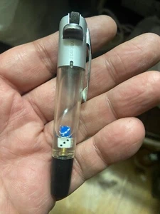 vintage gas lighter hadson with dice rare model - Picture 1 of 3