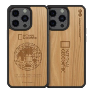 Funda de teléfono National Geographic MADERA NATURAL para iPhone 14 Plus Pro Max - Imagen 1 de 8