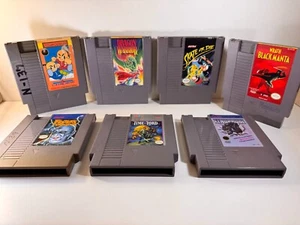 Lot of 7 Nintendo NES Games Xenophobe Skate or Die Fester's Quest etc Tested - Picture 1 of 3