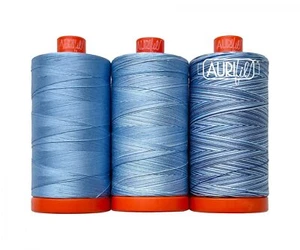 Aurifil 2022 Color Builder 50wt 3pc Passionflower Cotton Colors 2715 3770 4655 - Picture 1 of 1