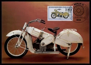BERLINO MK 1983 MOTO D'EPOCA MARTE 1925 SCHEDA MASSIMA MOTORCYCLES MC CM xb52 - Foto 1 di 2