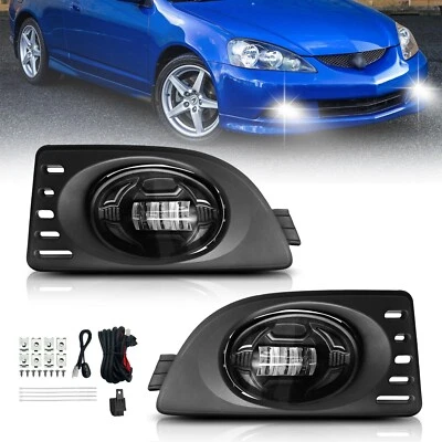 Luces antiniebla LED luces de parachoques delanteras para Acura RSX 2005 2006 2007 transparentes + cableado Foto 1 de 4