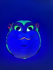 Ben Cooper Smiling Cat Black Light Halloween Mask Zest Bar Promo - Picture 1 of 9