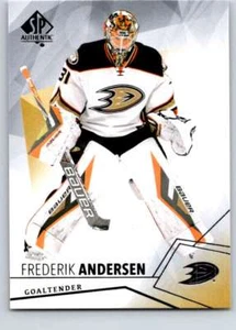 (HCW) 2015-16 Upper Deck SP Authentic #21 Frederik Andersen Ducks - Picture 1 of 1