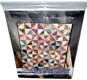 Judy Niemeyer SPLIT LOG CABIN Foundation Paper Piecing Quilt Pattern 56x70” 2012 - Picture 1 of 7