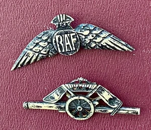 Vintage Galalith RAF pins brooches - lot of two - Picture 1 of 3