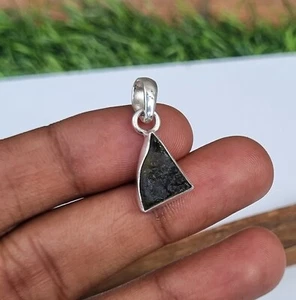 Moldavite Gemstone Pendant 925 Sterling Silver Handmade Designer Gift Pendent - Picture 1 of 8