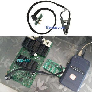 SOP8 Clip for BMW CAS4 FEM BDC 8PIN IC Chip Programmer VVDI Prog CGDI DigiMaster - Foto 1 di 5