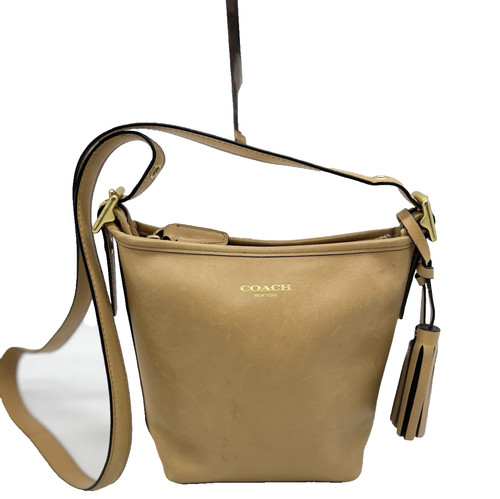 Borsa a tracolla Coach Legacy Mini 19901 in pelle marrone chiaro