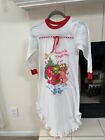 Vintage 80s Care Bears Christmas Nightgown Girls 3/4 maybe 5/6?