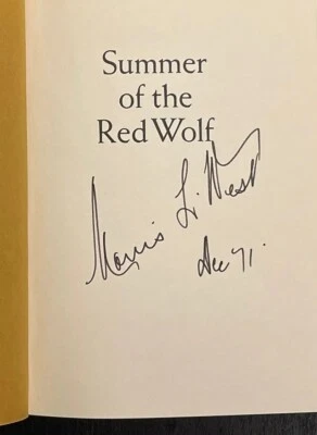 Morris West Autograph Summer of The Red Wolf - SIGNED First Edition 1971 - Image 1 of 4