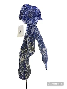 FREE PEOPLE RAHI Positano Paisley Print Scarf Cap One Size BNWT