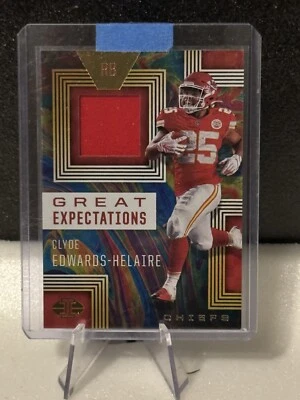 2020 Panini Illusions - Great Expectations Relics #GE11 Clyde Edwards-Helaire... - Image 1 of 2