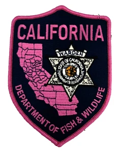 PARCHE DE CONCIENTIZACIÓN SOBRE EL CÁNCER DE MAMA DE 5" DEPARTAMENTO DE PECES Y VIDA SILVESTRE DE CALIFORNIA (PK6) - Imagen 1 de 3