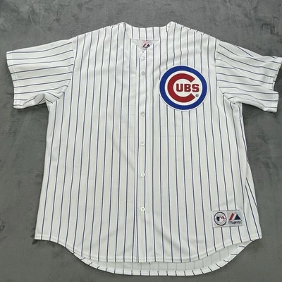 Vintage Chicago Cubs Soriano Jersey Men's 2XL Majestic MLB Baseball Made In USA - Image 1 of 4