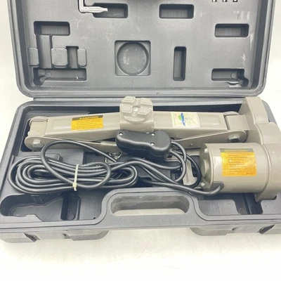 Gato de tijera eléctrico de 12 voltios para autos Foto 1 de 4