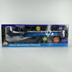 Discovery Kids 40mm Astronomical Telescope with Aluminum Tripod - New in Box - Picture 1 of 22